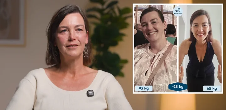 Marion – vorher und nachher, 93 kg auf 65 kg